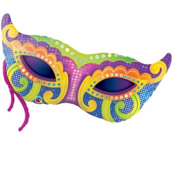 Mardi Gras Mask 38" Shape Group B Pkt Yte