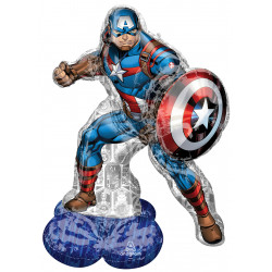 Marvel Avengers Captain America Airloonz P82 Pkt (37" X 58")