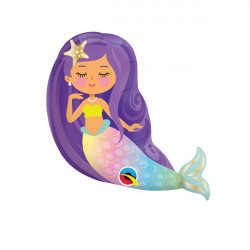 Mermaid 14" Mini Shape Flat Jw