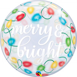 Merry & Bright Lights 22" Single Bubble Yrv