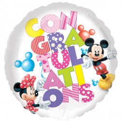 Mickey Mouse Congratulations Standard S60 Pkt