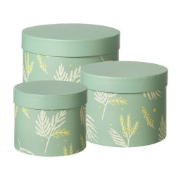 Mimosa Printed Hat Boxes (3)