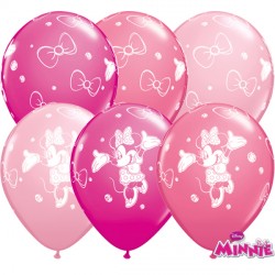 Minnie Mouse 11" Wild Berry, Rose & Pink (25ct) Lbc