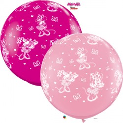 Minnie Mouse 3' Pink & Wild Berry (2ct) Lcl
