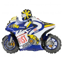 Moto Gp Blue 14" Mini Shape Flat