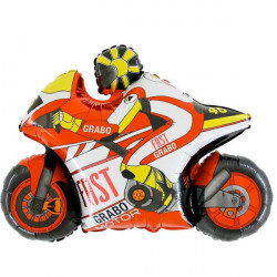 Moto Gp Red Grabo Shape Flat