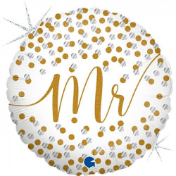 Mr Confetti Grabo 18" Holographic Pkt