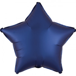 Navy Satin Luxe Star Standard S15 Flat A