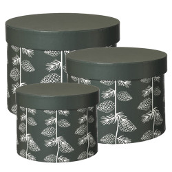 Noble Cone Printed Hat Boxes (3)