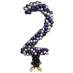 Number 2 Balloon Frame Including Base