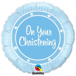 On Your Christening Boy 18" Pkt If
