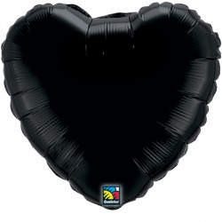 Onyx Black Heart 18" Flat Q Hj