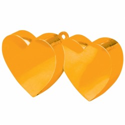 Orange Double Heart Weights 170g 12pc