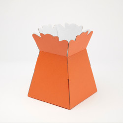 Orange Matt Porto Vase/hamper Boxes (25)