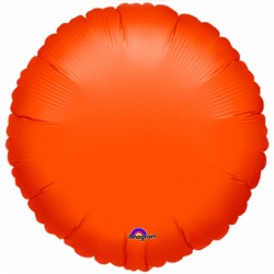 Orange Metallic Round Standard S15 Flat A