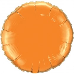 Orange Round 18" Flat Q Hj