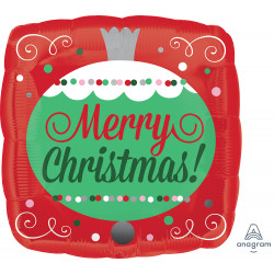 Ornaments Merry Christmas 9" A15 Flat