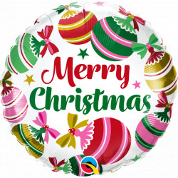 Ornaments & Stars Christmas 18" Pkt If
