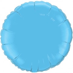 Pale Blue Round 18" Flat Q Hj