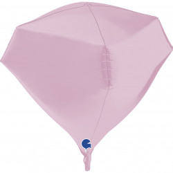 Pastel Pink Gem 18" Pkt