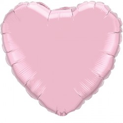 Pearl Pink Heart 18" Flat Q Hj
