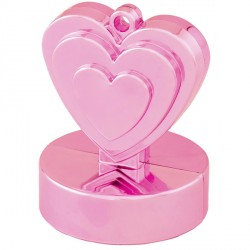 Pearl Pink Single Heart Weights 110g 12ct