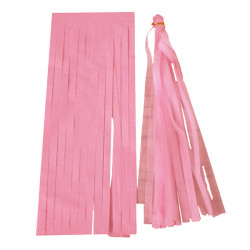 Pink Balloon Tassel Collar  25cm X 15cm 5 Pack Including String