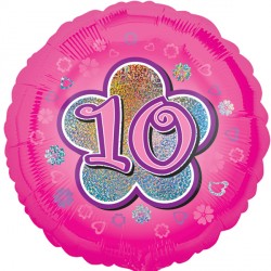 Pink Flower 10 Standard S40 Pkt