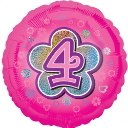 Pink Flower 4 Standard S40 Pkt