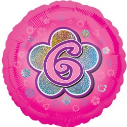 Pink Flower 6 Standard S40 Pkt