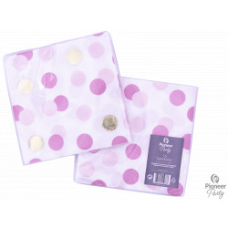 Pink & Gold Dots 3-ply Paper Napkins 16ct (yfo)