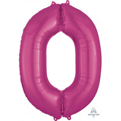 Pink Number 0 Shape P50 Pkt (26" X 35")