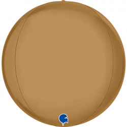 Platinum Champagne Globe 15" Pkt
