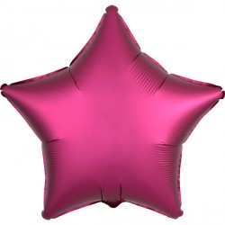 Pomegranate Satin Luxe Star Standard S15 Flat A