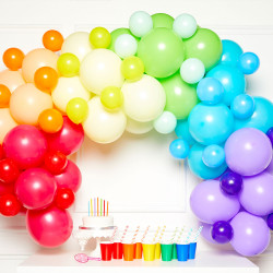 Primary Diy Garland Balloon Kit (contains 78 Balloons)