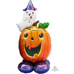 Pumpkin & Ghost P70 Airloonz Pkt (28" X 56")