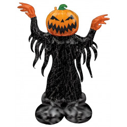 Pumpkin Head Ghost P70 Airloonz Pkt (37" X 45")