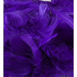 Purple Eleganza Feathers Mixed Sizes 50g