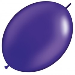 Quartz Purple 12" Pearl Quick Link (50ct) Cl