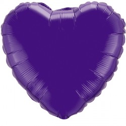 Quartz Purple Heart 18" Flat Q Hj