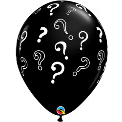 Question Marks 16" Onyx Black (50ct) Se