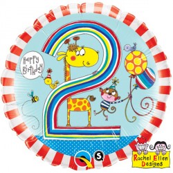 Rachel Ellen Age 2 Giraffe Stripes 18" Pkt Ib