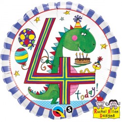 Rachel Ellen Age 4 Dinosaur Stripes 18" Pkt Ib