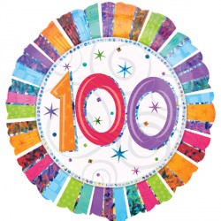 Radiant Birthday 100 Standard S40 Pkt