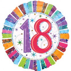 Radiant Birthday 18 Standard S40 Pkt