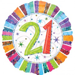 Radiant Birthday 21 Standard S40 Pkt