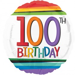 Rainbow Birthday 100 Standard S40 Pkt