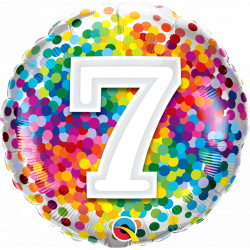 Rainbow Confetti 7 18" Pkt If