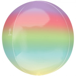 Rainbow Ombre Orbz G20 Pkt (15" X 16")
