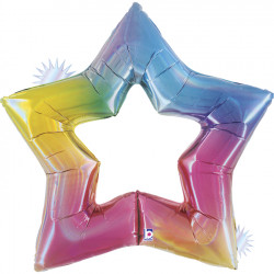 Rainbow Opal Linky Star 48" Grabo Pkt